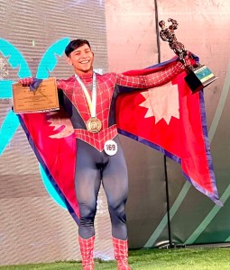 राजु राईले जिते एशियन शारिरीक सुगठन कास्य पदक